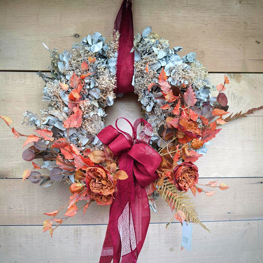 Autumnal door wreath
