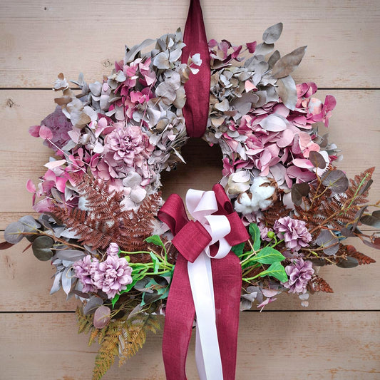Hand Made autumnal door wreath