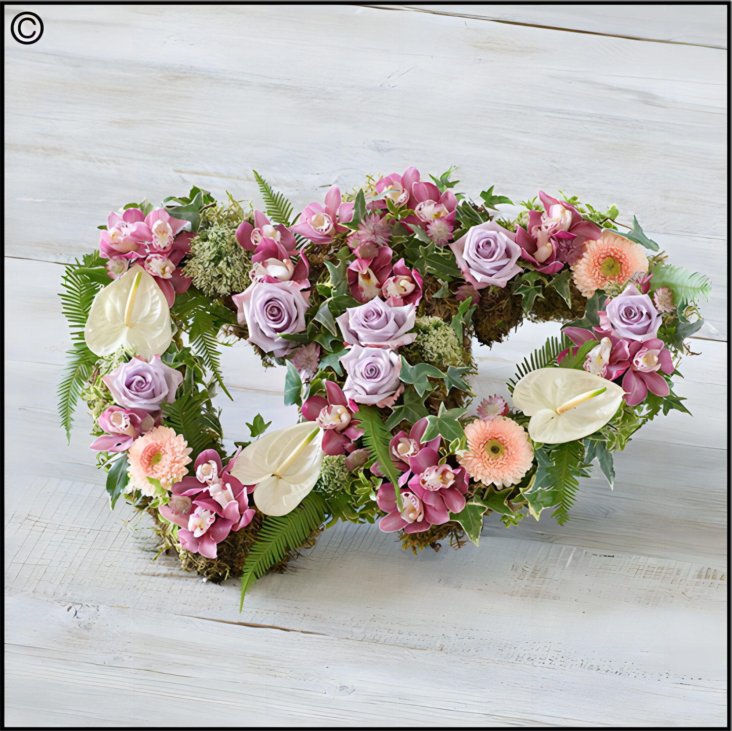 Deluxe Double Heart - choose from two colours
