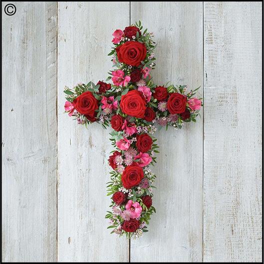 Red and Pink Cross