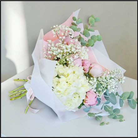 Flower Arranger's Delight, Summer Flowers Simply Wrapped