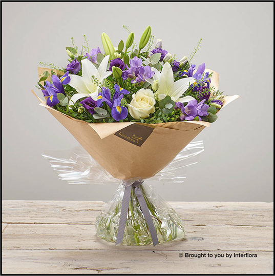 Purple Wishes Baby Bouquet