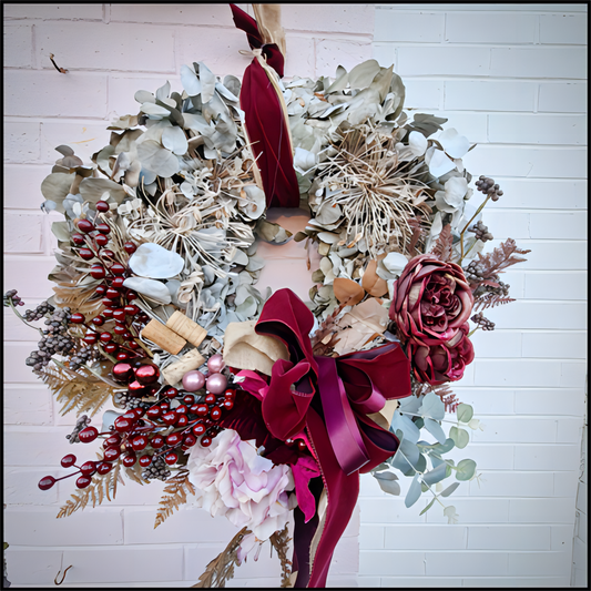 Christmas Wreath Silver