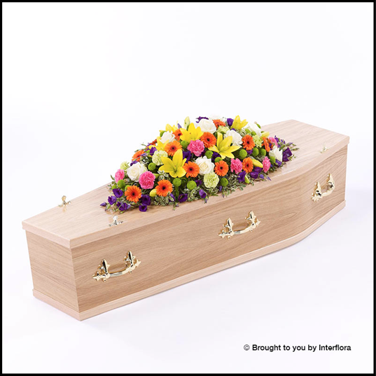 Vibrant Casket Spray