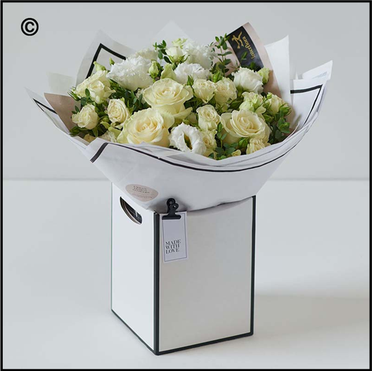 White Flower Box