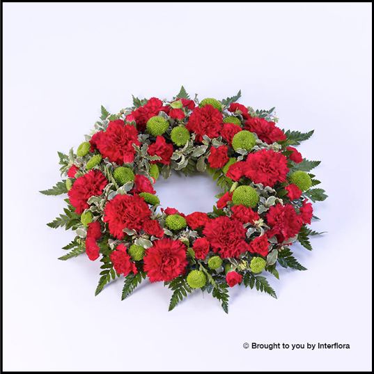 Classic Wreath, Red & Green
