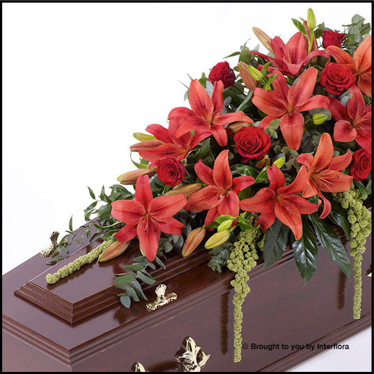 Lily & Rose Casket Spray