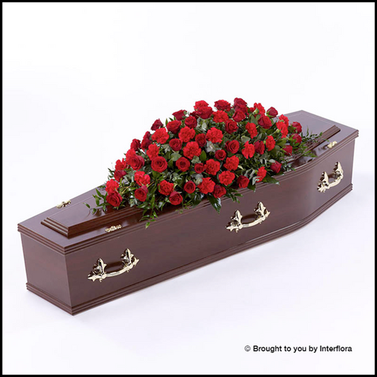 Rose & Carnation Casket Spray