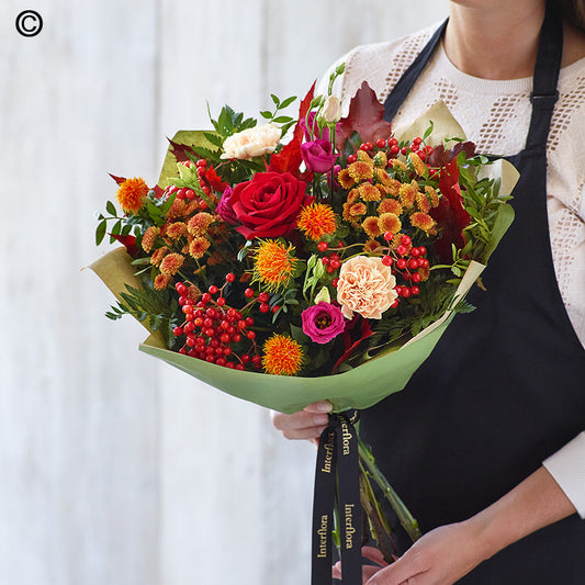 Hand-tied Warm Bouquet