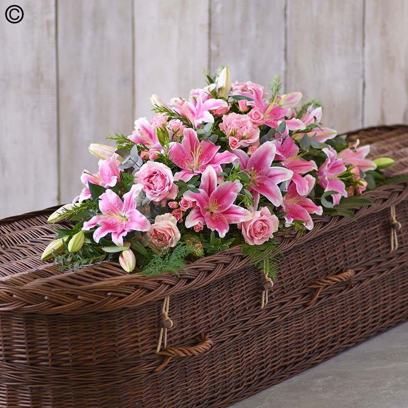 Lily & Rose Casket Spray