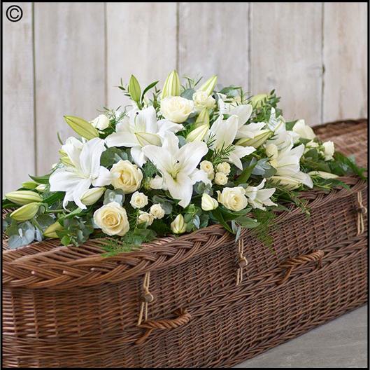 Lily & Rose Casket Spray