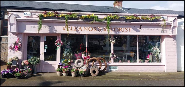 Eleanor's Florist Shop front on North Circular Road Tralee County Kerry We supply fresh bouquets, Birthday, Anniversary, Funeral and Sympathy. Eleanor's is the Wedding Florist in Kerry